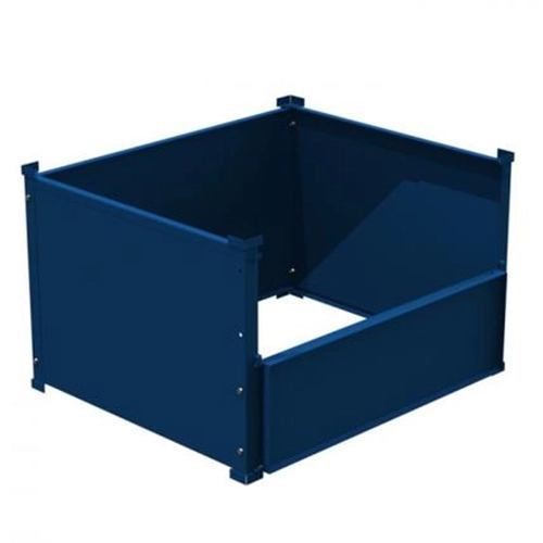 Ограждение для поддонов сплошное ОМ-02-FIN 1000x1200x1000 мм Синий