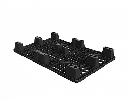 Легкий перфорированный пластиковый поддон 1200х800 на ножках