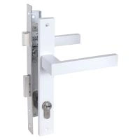 СТАНДАРТ 8520.01.9016 белый, ключ-ключ  Замок врезной с/руч  (20)