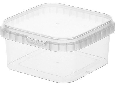 Ведро п/п 0,65л. квадратное, код: 32113