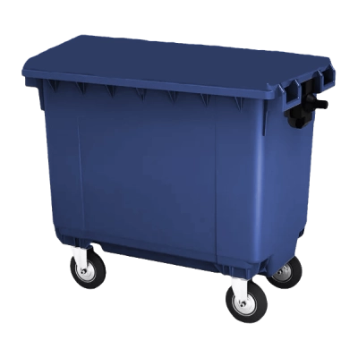 Мусорный контейнер 660л. на колесах без крышки 