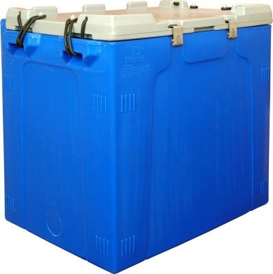 Контейнер 840х575х745 мм с крышкой, арт. RIC 150 синий, код: 01677