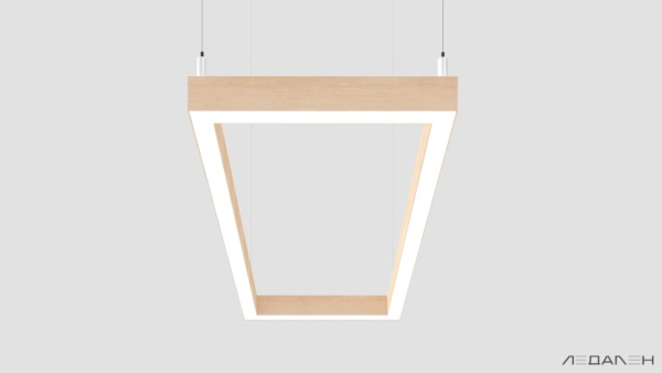 WOOD RETTANGOLO 6000K 84W Ясень белый, корпус 