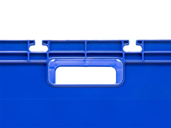 Ящик сплошной 600×400×340 мм, объем 60 л., арт.: 4-6434-1, синий, код: 25198