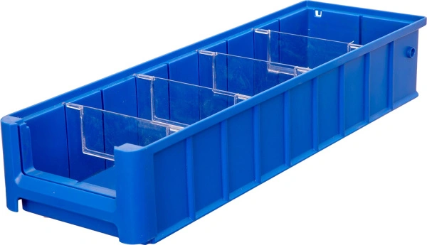 Ящик сплошной 500×155×90 мм, объем 6.98 л., арт.: SK 51509, синий, код: 12378