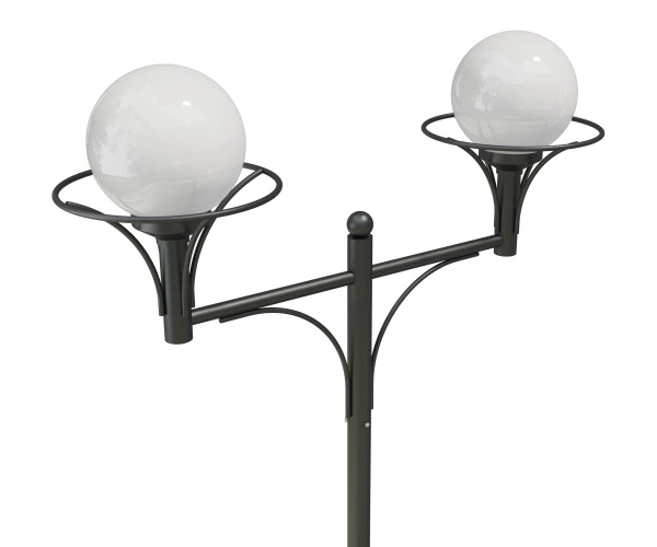 Стальной фонарный столб Т-07-2 со светильниками 3,415 м