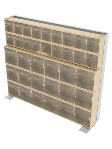 Стойка бежевая настенная/настольная Стелла-техник 401-02-03-00-B