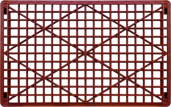 Ящик перфорированный 740×460×102, арт.: 402, объём 25, красный, код: 00451