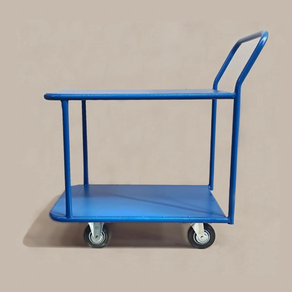 Тележка платформенная Стелла-техник КП-2-М-5-8-160-К, 2-х ярусная, 500х800 мм 