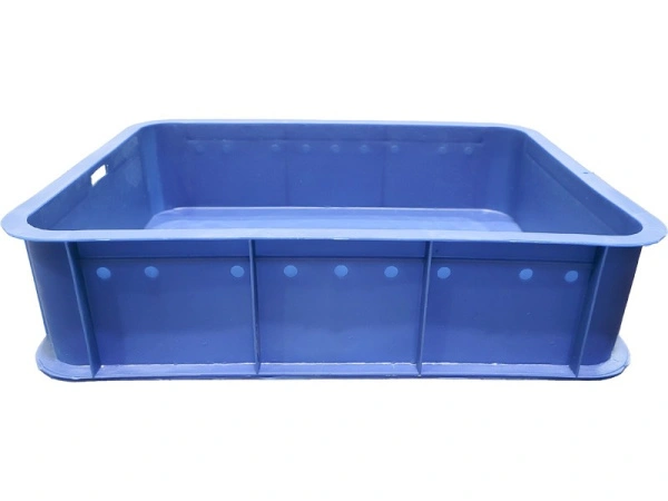 Ящик сплошной 430×330×110 мм, объем 12 л., арт.: 405, синий, код: 00432