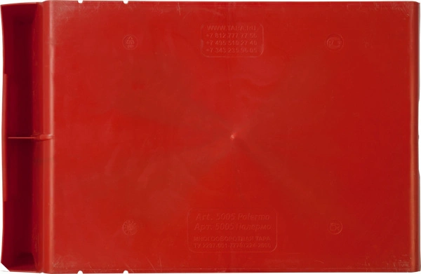 Ящик сплошной 500×310×200 мм, объем 31 л., арт.: 5005, синий, код: 10041