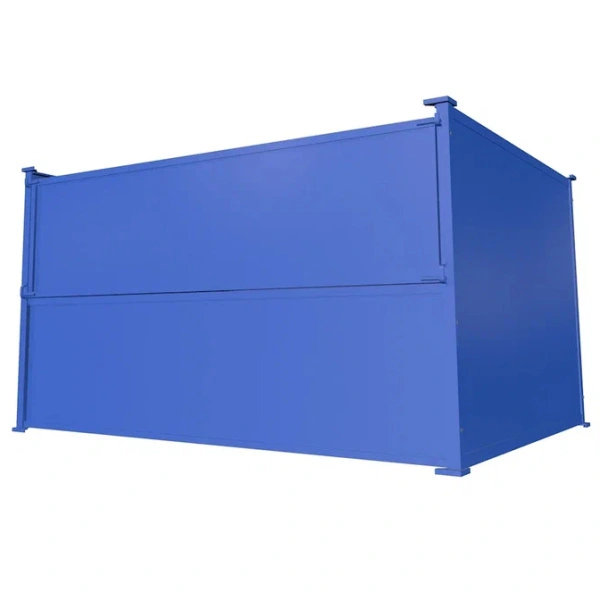 Ограждение для поддонов сплошное ОМ-02-FIN 1000x1200x1000 мм Синий