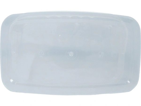 Ведро п/п 3,3л. прямоугольное, с прозрачной крышкой, код: 33223