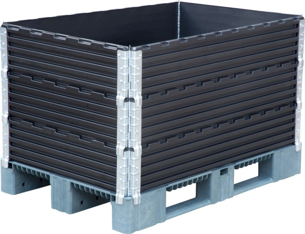 Складная паллетная рама усиленная (евроборт) 1200х800х200, арт. Складная паллетная рама усиленная (евроборт), код: 15858