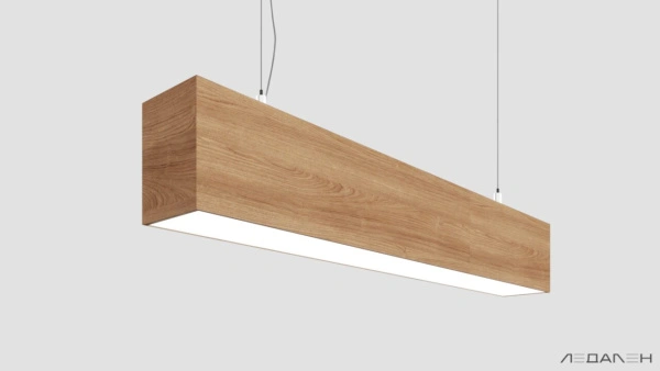 Линейный светильник WOOD LINEAR PN8060 6000K 60W 2000mm Дуб, корпус 