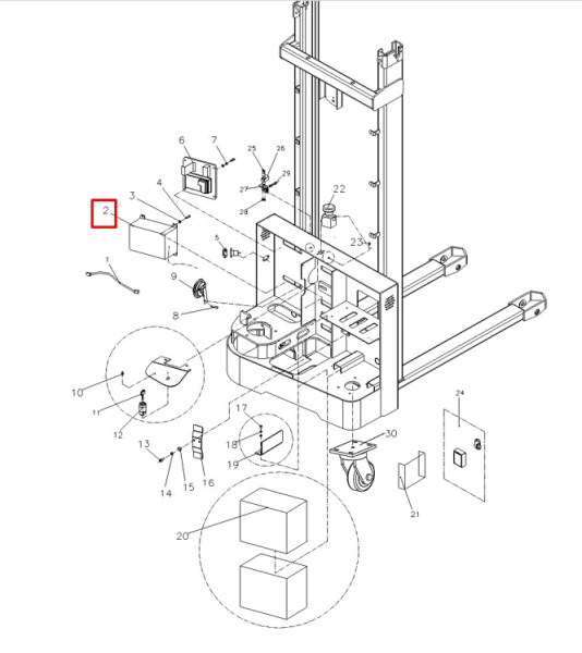 Зарядное устройство для штабелёров WS/IWS 24V/15A (Charger)
