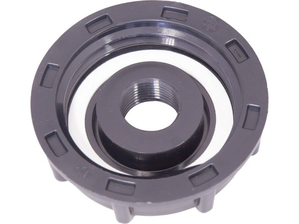 Переходник п/э для еврокуба 2"× 1/2" "мама-мама", резьба S60X6, код: 37989