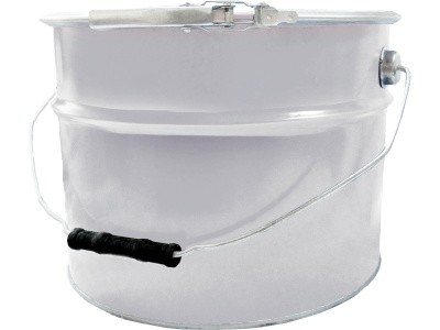 Ведро металл 10л. с крышкой на обруче, с покрытием внутри, арт. ВМо 10б с покрытием (Б), код: 28124