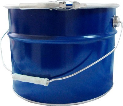 Ведро металл 10л. с крышкой на обруче, с покрытием внутри, арт. ВМо 10с с покрытием (Б), код: 28123