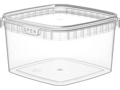 Ведро 0,85л. квадратное, код: 36851