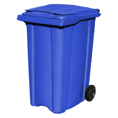 Мусорный контейнер 360л. на 2 колесах 300 мм 