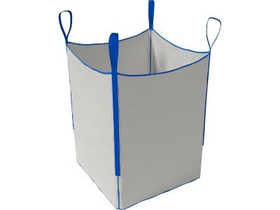 Биг бэг 95х95х130 4-х стропный, пл. 140 +/-5 г, верх открытый, дно глухое, код: 33225