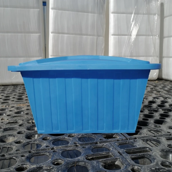 Ванна K 400л с крышкой синяя