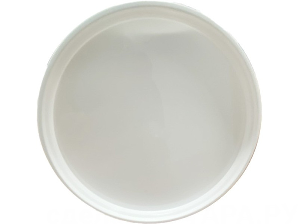 Ведро 1,18л круглое, с пластиковой ручкой, с белой крышкой, код: 36243