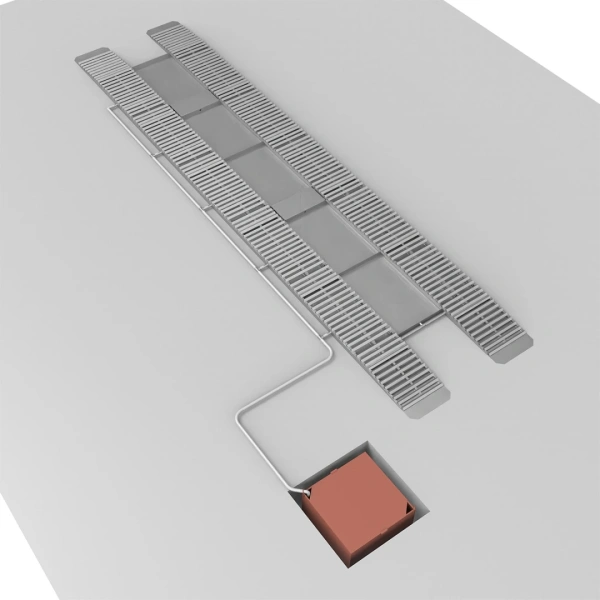 Эстакада металлическая Каскад Комфорт, разборная, 12м, усиленная, грузоподъемность 70т, серая